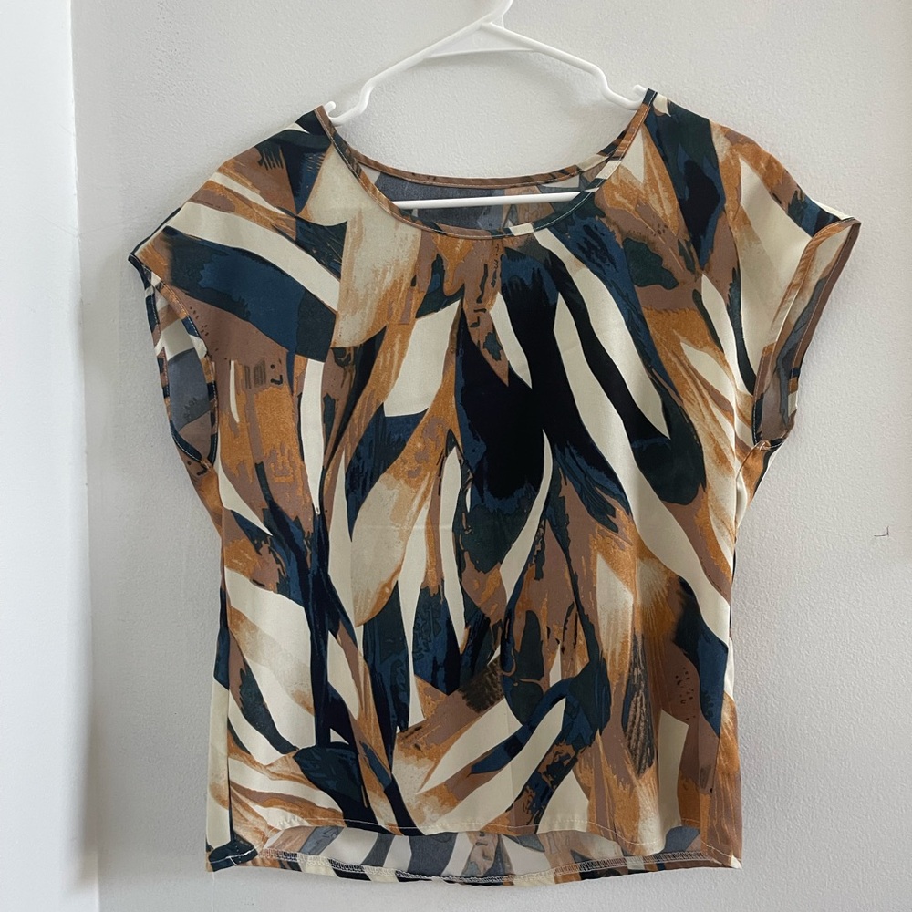 Abstract Print Women's Top